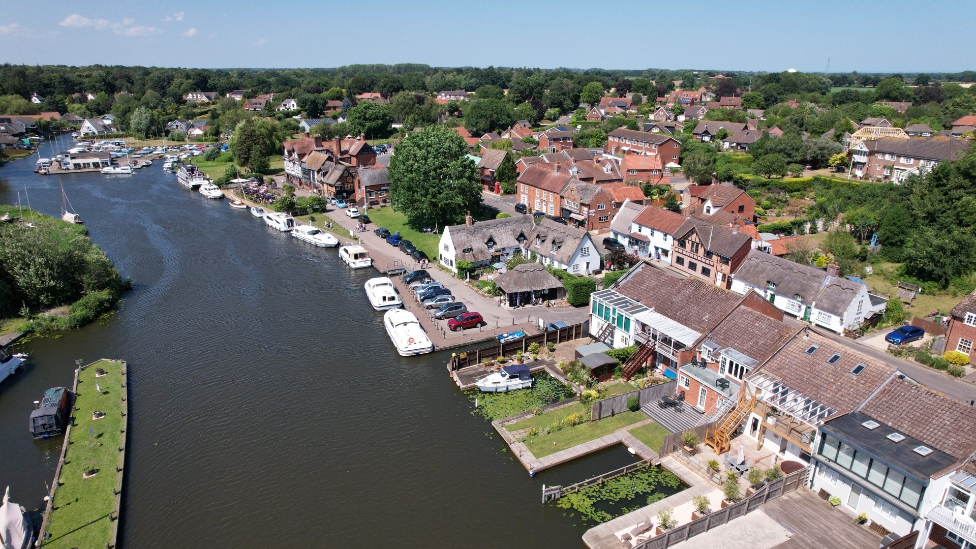 3 storey riverside property, Horning Waterside Estate Agents